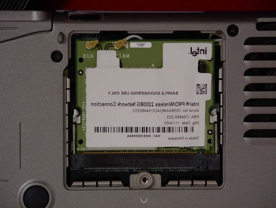 Intel PRO/Wireless 2200BG Network Connection - FCC ID PD9WM3A2200BG - Intel Corporation