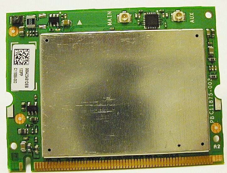 Mini-PCI Type 3B 802.11a  and 802.11b WLAN Adapter - FCC ID PD9WM3B2100A - Intel Corporation