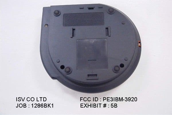 2.4 GHz DSSS Digital Cordless - FCC ID PE3IBM-3920 - ISV Co., Ltd.
