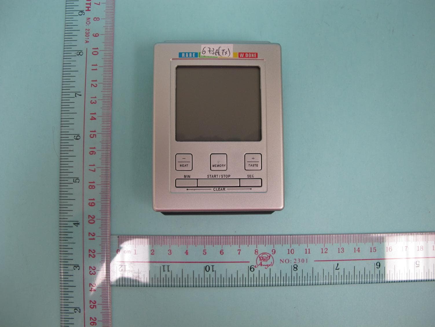 433 MHz RF Cooking Thermometer (Transmitter) - FCC ID PEQ673A900411 - Electronics Tomorrow Ltd.