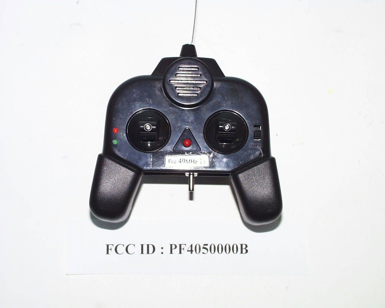 Radio Controlled Toy - FCC ID PF4050000B - The Original San Francisco Toymaker