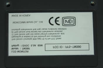 LCD Monitor - FCC ID PF5-TM390 - NEWCOMM World Co., Ltd. (3)