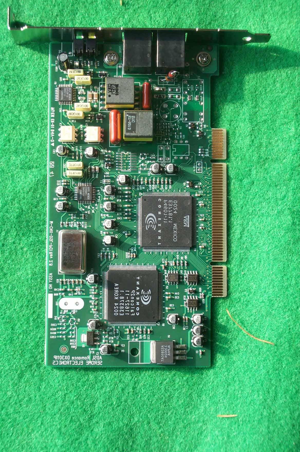 ADSL Modem - FCC ID PFBM-CNX-DSL-PCI2 - Serome Electronics Inc.