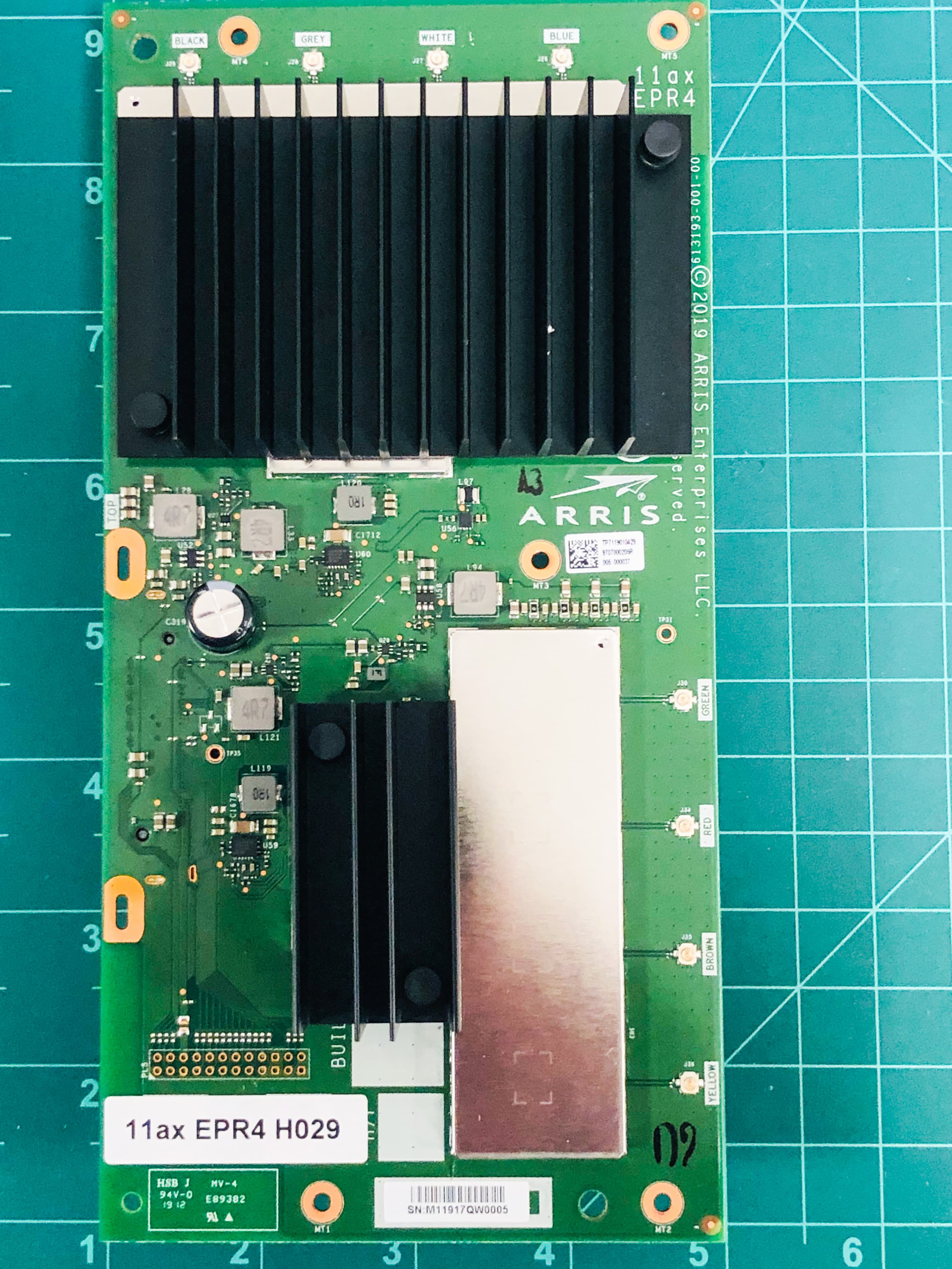 Wi-Fi Module - FCC ID PGR-NVG5XDBAX - ARRIS