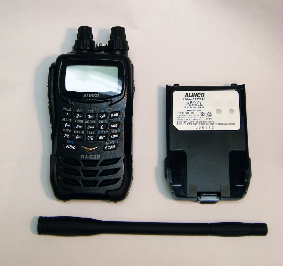 DJ-G29T 222/902MHz Dual Band FM Transceiver - FCC ID PH3DJ-G29T - Alinco Incorporated, Electronics Division (2)