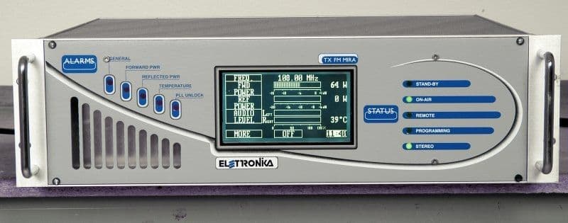 FM BROADCAST RADIO TRANSMITTER - FCC ID PHLMIRA250 - Elettronika S.r.l.