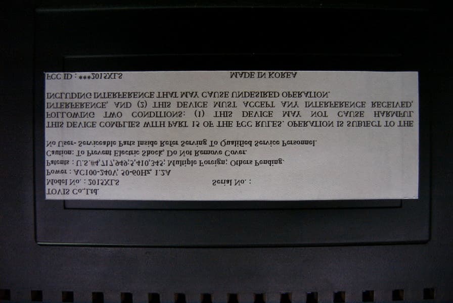 TFT-LCD Monitor - FCC ID PIA2015XLS - Tovis Co., Ltd (2)