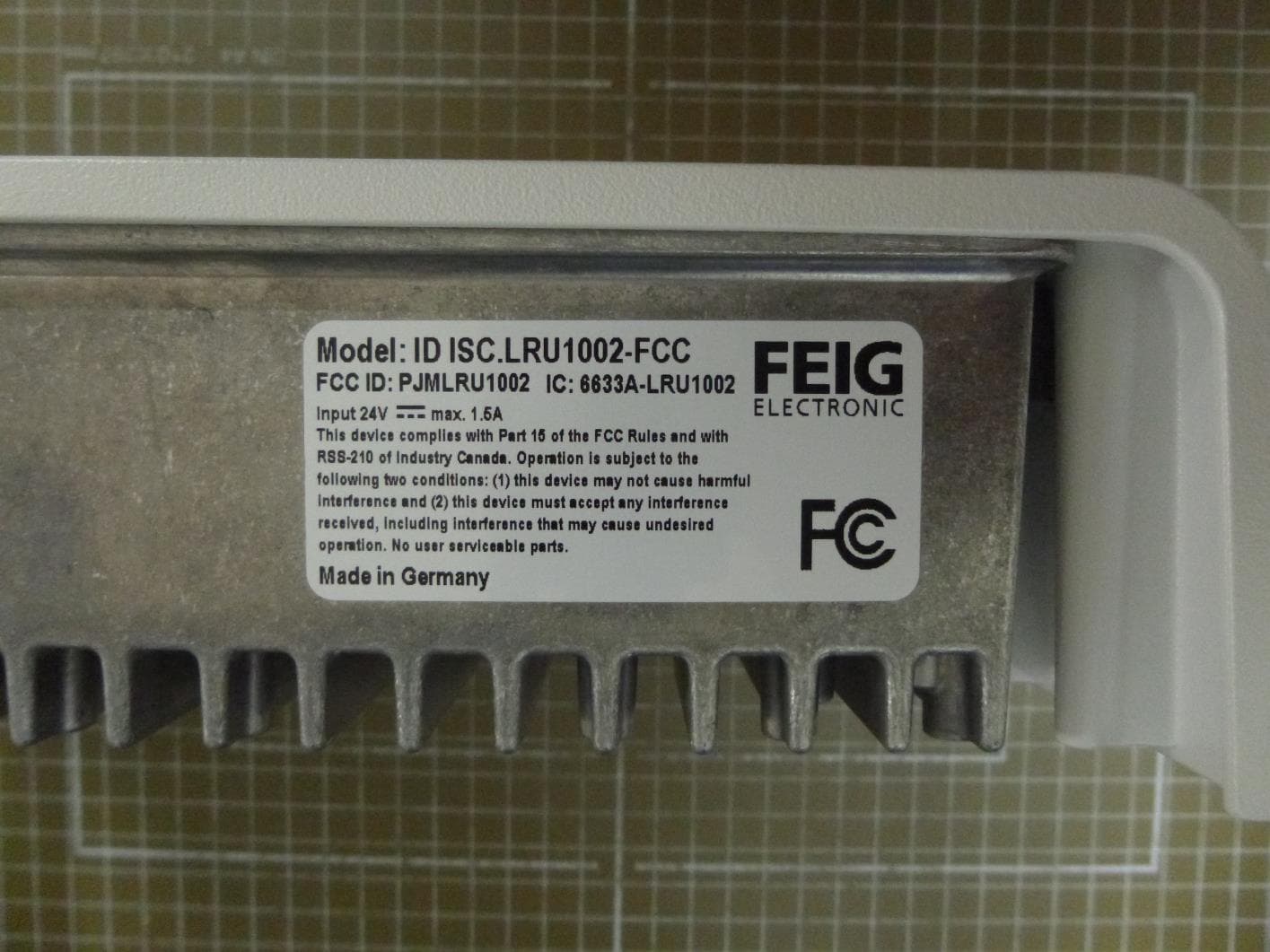 FHSS Transceiver - FCC ID PJMLRU1002 - Feig Electronic GmbH (4)