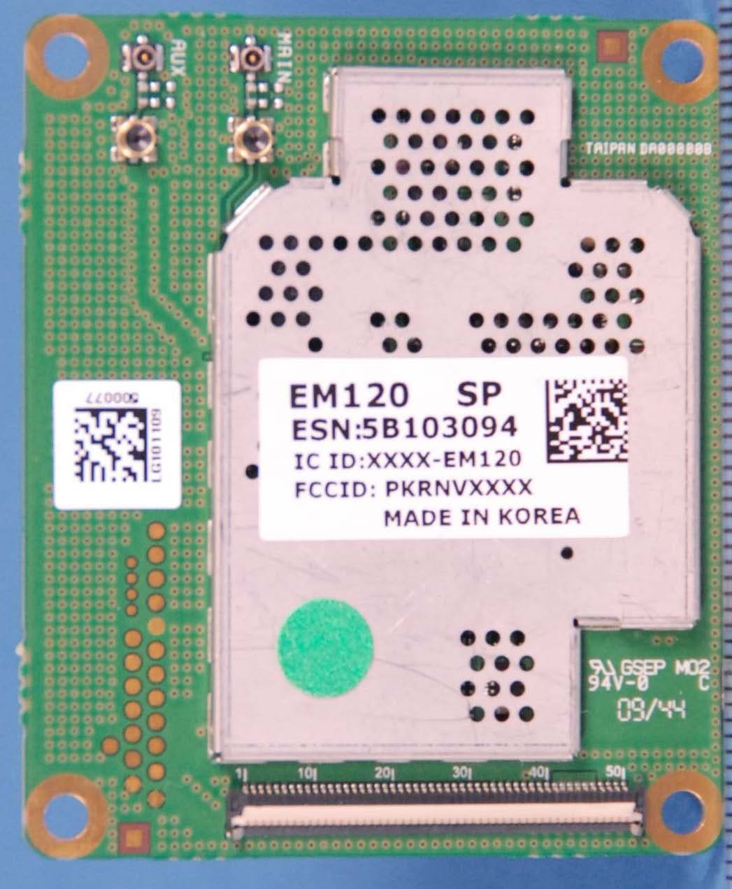 Cellular/ PCS CDMA PCI Express Mini Card - FCC ID PKRNVWEM120 - Inseego Corp.