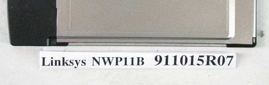 11 Mbps WLAN Cardbus Card - FCC ID PKW-NWP11B - Cisco-Linksys, LLC (3)