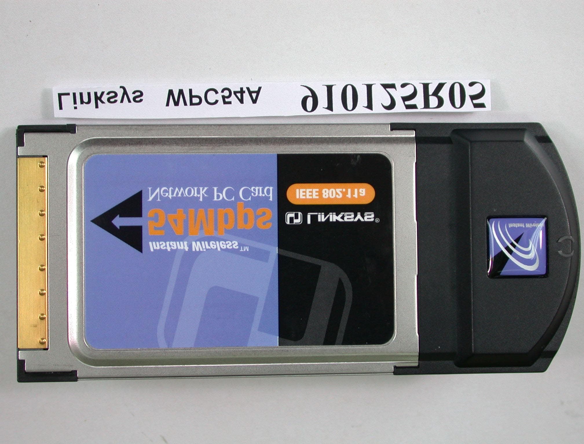 Wireless Network PC Card - FCC ID PKW-WPC54A - Cisco-Linksys, LLC