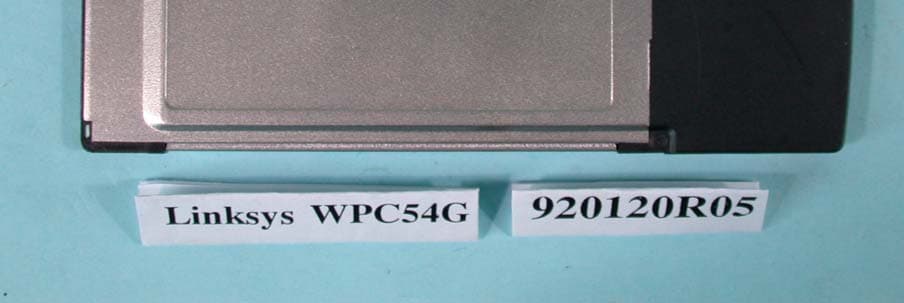 Instant Wireless Wireless-G Notebook Adapter - FCC ID PKW-WPC54G-2 - Cisco-Linksys, LLC