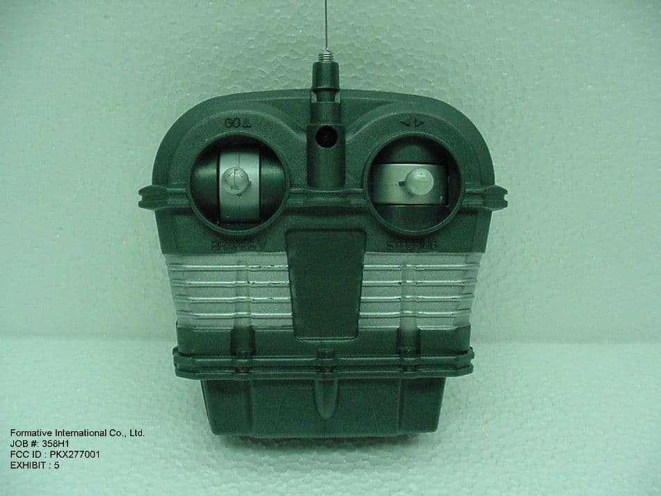 27 MHz R/C Car - Transceiver - FCC ID PKZ277001 - Formative International Co., Ltd.
