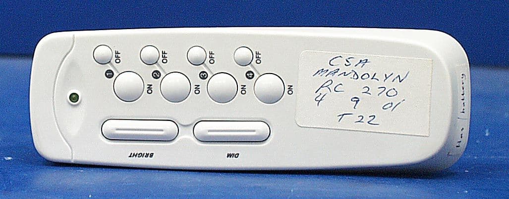 Wireless Remote Control Transmitter - FCC ID PLJTR300 - Mandolyn Electronic Technology Inc.