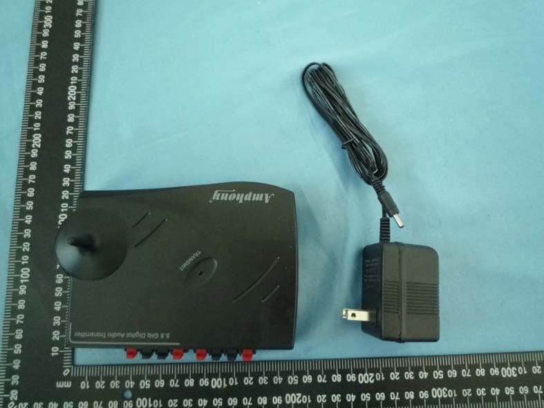5.8 GHz Multi Channel Audio Transmitter - FCC ID PMJT400 - Amphony Corp.
