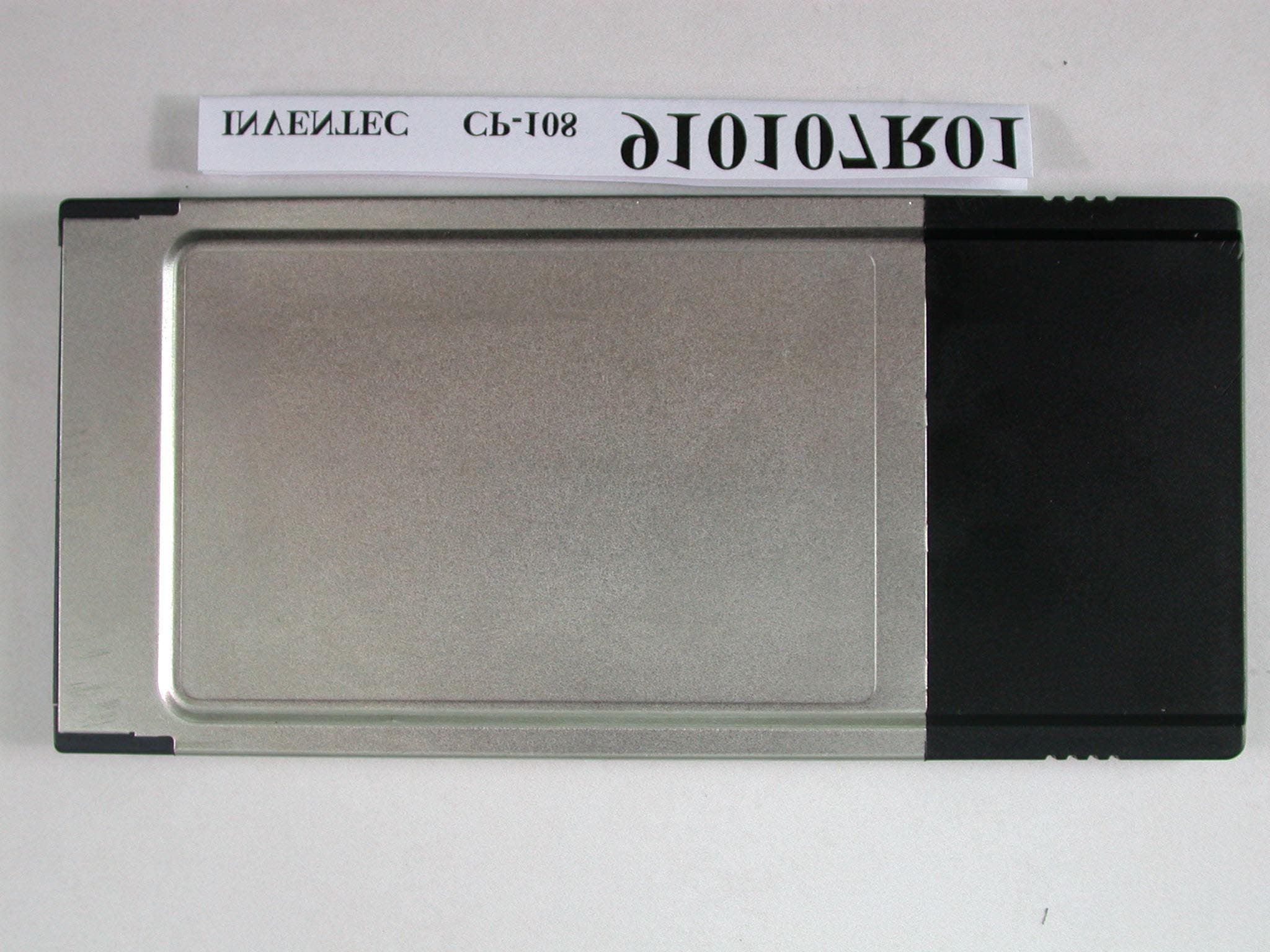 PCMCIA Wireless LAN Card - FCC ID POTCP-108 - Inventec Appliances Corp.