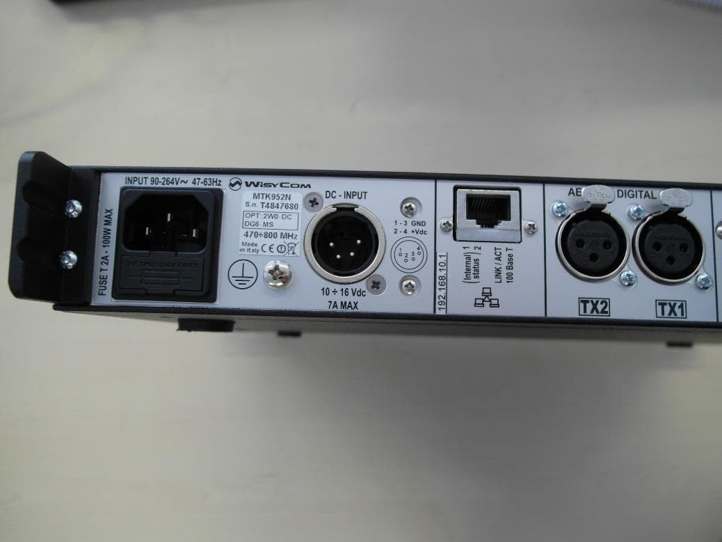 Dual Transmitter - FCC ID POUMTK952N-0W2 - Wisycom s.r.l. (5)