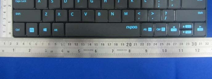 Wireless Keyboard - FCC ID PP2E2000P - Shenzhen Rapoo Technology Co., Ltd (5)