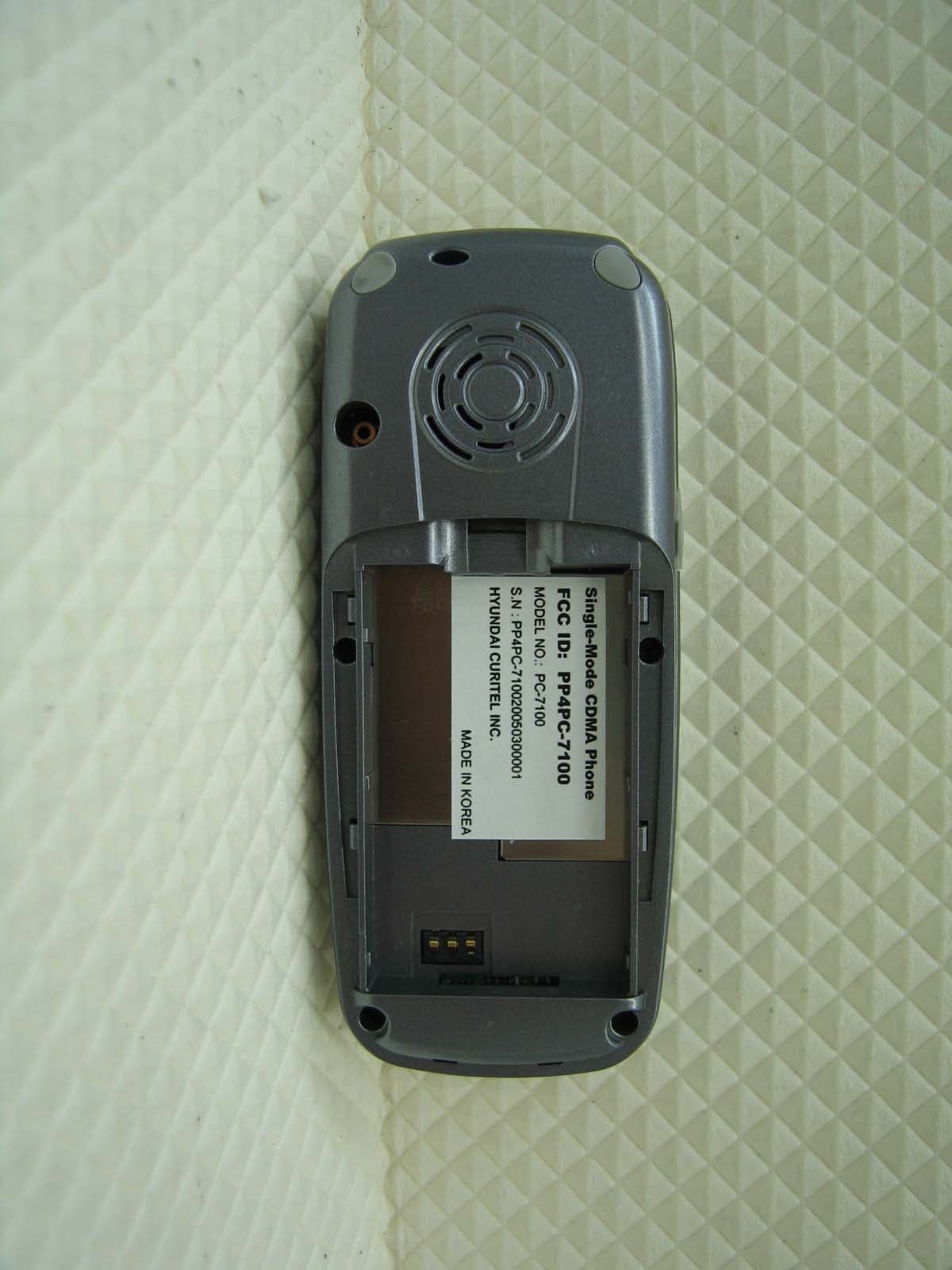 Single Mode CDMA Cellular Phone - FCC ID PP4PC-7100 - Pantech Co., Ltd. (3)