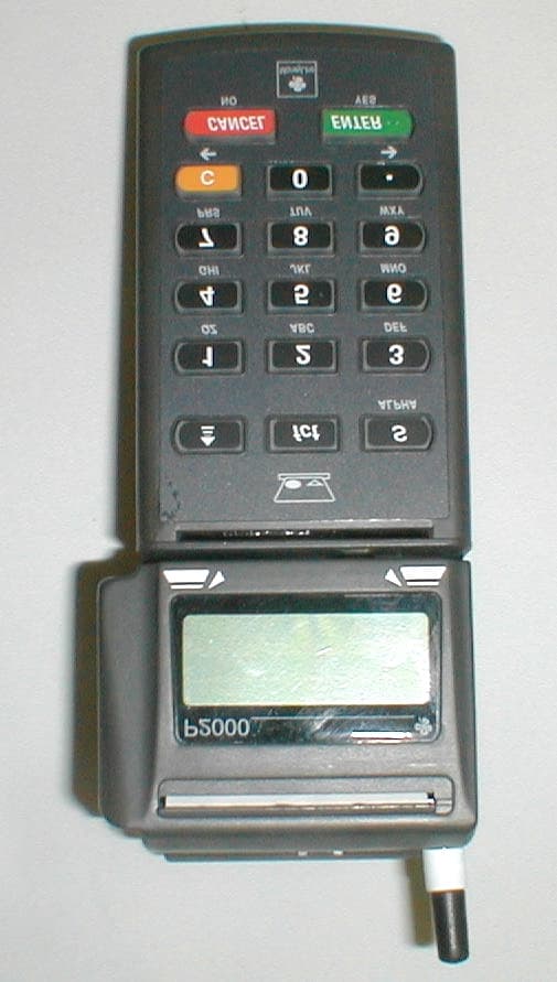 Portable Credit Card Terminal - FCC ID PP9P2000CDPD - Descartes Corp. (2)