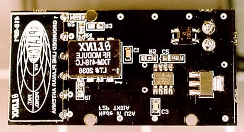Wireless Garage Door Opener - FCC ID PPCTX01A - F2P Electronics, Inc.