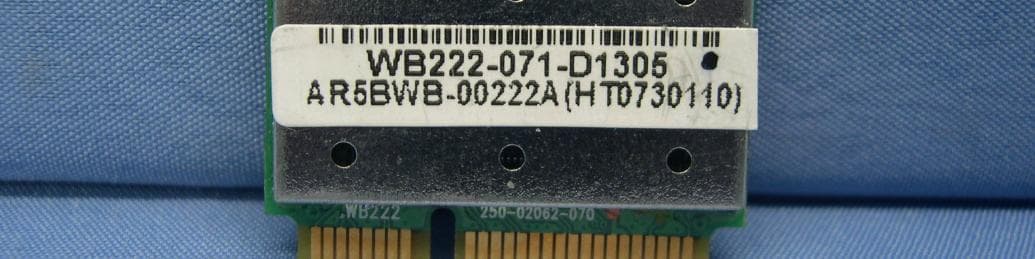 PCIE 802.11a/b/g/n 2.4GHz/5GHz + USB BT 4.0 card - FCC ID PPD-AR5B22 - Qualcomm Atheros, Inc. (3)