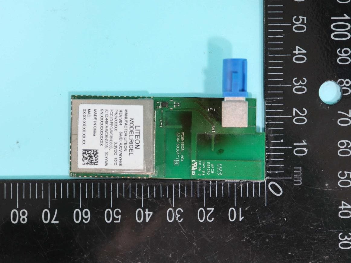 802.11b/g/n 1Tx1R + BT5.0 IOT Combo Module - FCC ID PPQ-WCBN3605L - LITE-ON TECHNOLOGY CORP. (2)