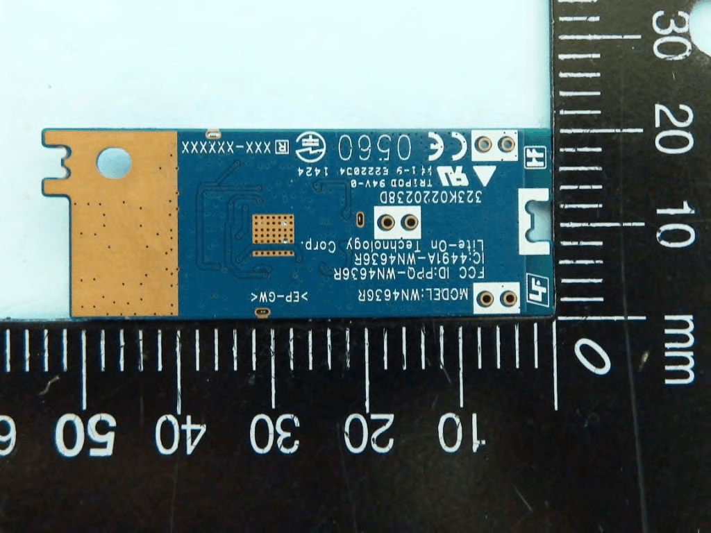 WLAN Module - FCC ID PPQ-WN4636R - LITE-ON TECHNOLOGY CORP.