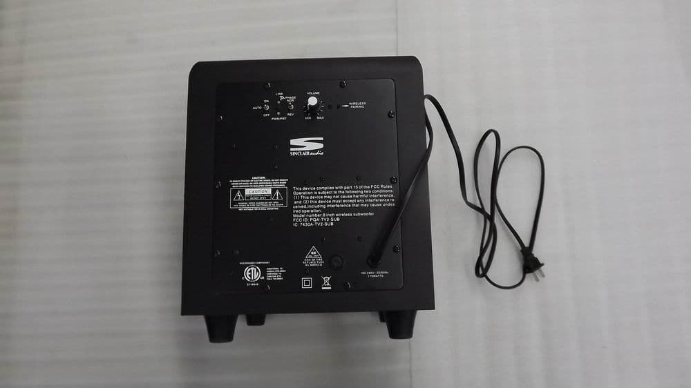 Wireless Subwoofer - FCC ID PQA-TV2-SUB - Jam Industries Ltd (2)