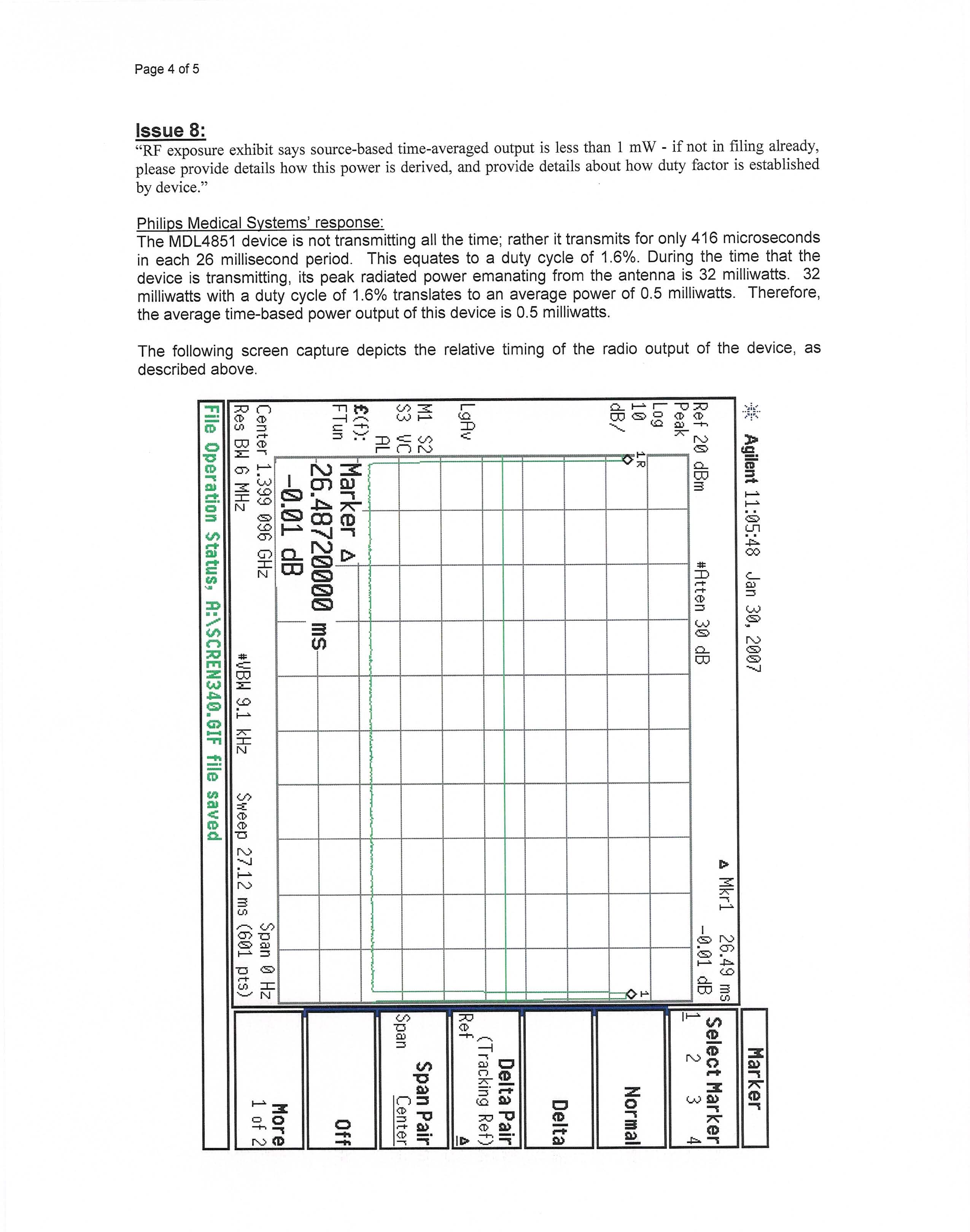 2.4 GHz Radio Module - FCC ID PQC-MDL4851 - Philips Medical Systems North America Co. (4)