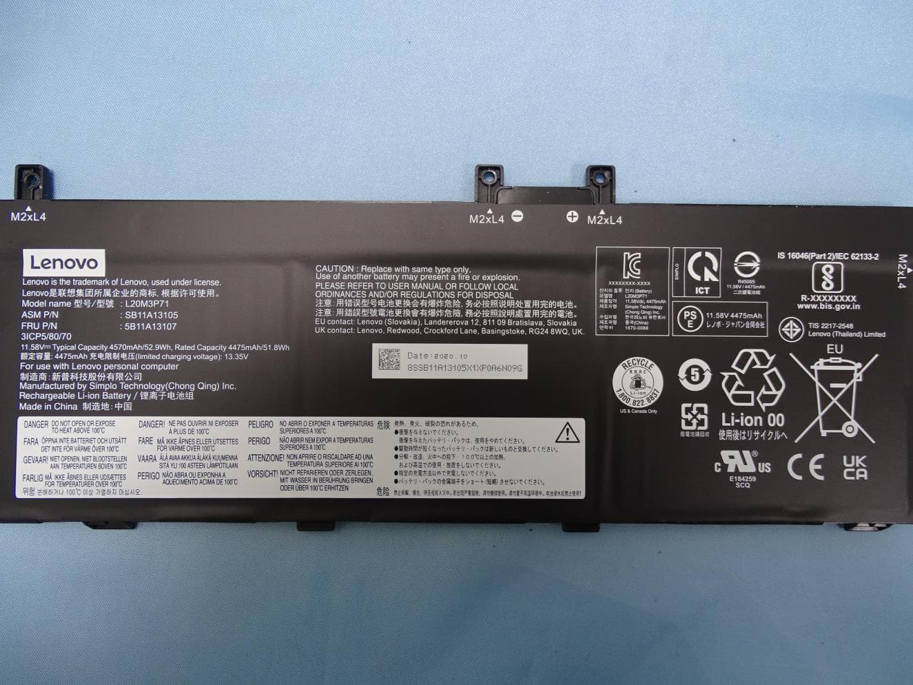 Notebook Computer - FCC ID PU5-TP00127A - Wistron Corporation