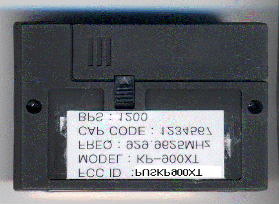 Pager - FCC ID PUSKP900XT - K-tec Co., Ltd. (1)