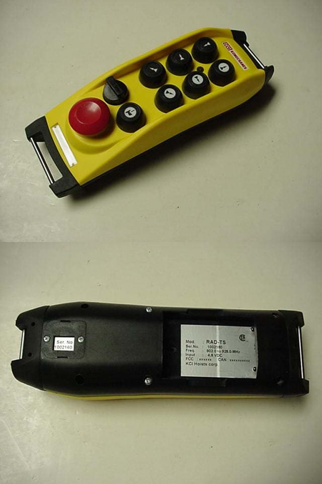 Radio Control for Hoists and Cranes - FCC ID PVTRAD-TS - IKUSI ELECTRONICA, S.L.