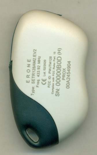 Transmitter MINI ERONE 128 - FCC ID PWJTM128 - CDVI WIRELESS S.P.A. (3)