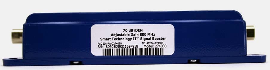iDEN 800MHz Signal Booster - FCC ID PWO274080 - Wilson Electronics, LLC (3)