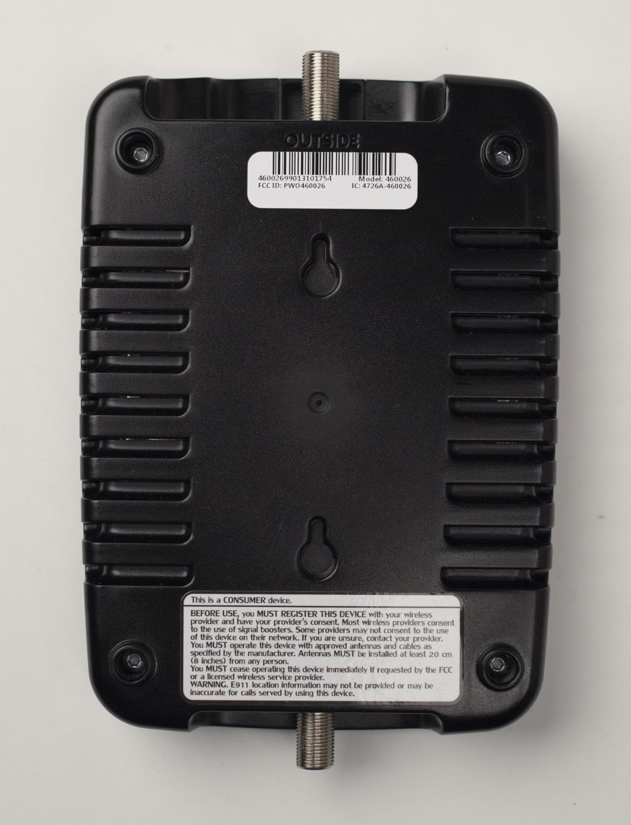 Consumer Booster - FCC ID PWO460026 - Wilson Electronics, LLC