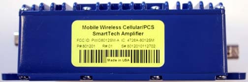 Mobile Wireless Cellular/PCS SmartTech Amplifier - FCC ID PWO8012ASM - Wilson Electronics, LLC (3)