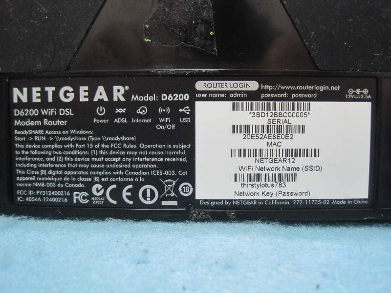 D6200 WiFi Modem Router - FCC ID PY312400216 - Netgear Incorporated (4)