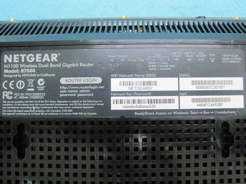 R7000 Smart WiFi Router - FCC ID PY313200233 - Netgear Incorporated (1)