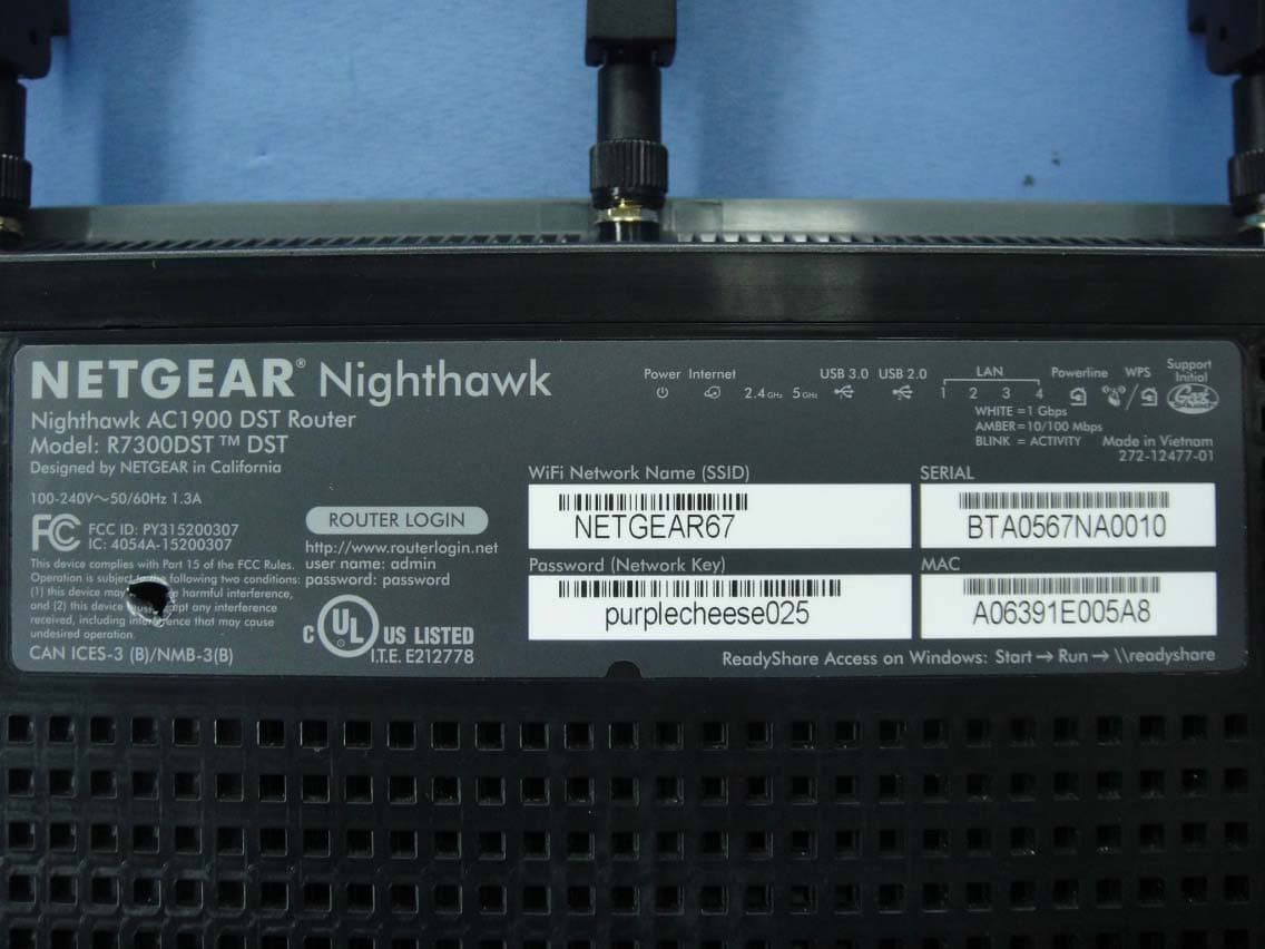 Nighthawk AC1900 DST Router - FCC ID PY315200307 - Netgear Incorporated