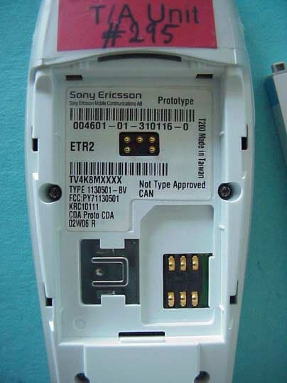 Licensed Portable - FCC ID PY71130501 - Sony Corporation