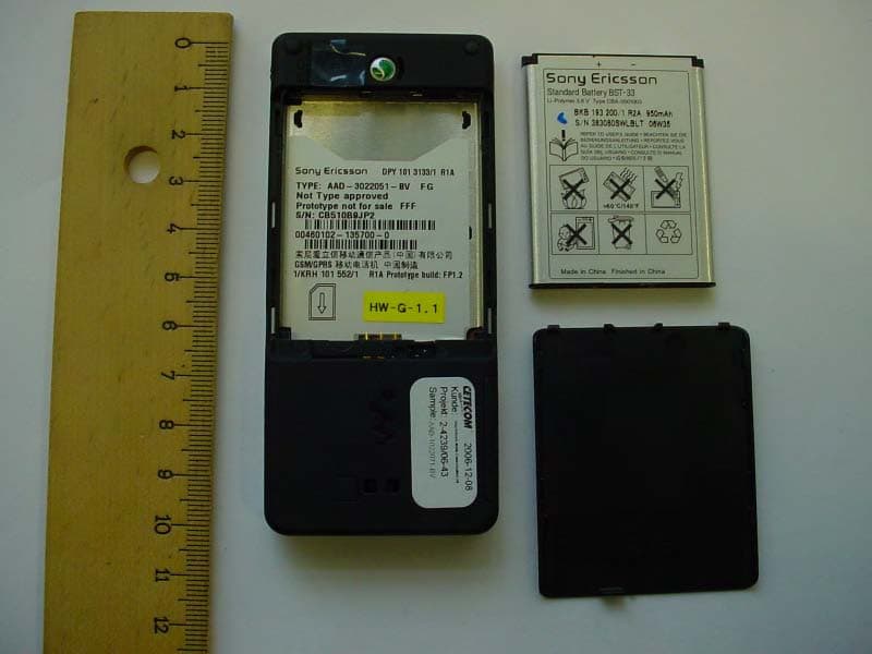 Licensed transmitter - FCC ID PY7A1022071 - Sony Corporation