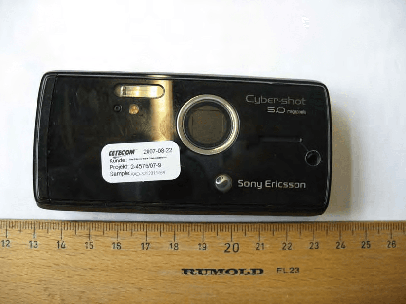 GSM/GPRS/EDGE/WCDMA/HSDPA Mobile Phone with BT - FCC ID PY7A3252011 - Sony Corporation (3)