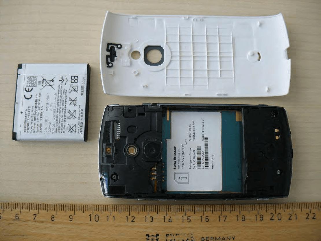 GSM 850/900/1800/1900 GPRS / EDGE / UMTS FDD1&2&5 / HSPA mobile phone with Bluetooth, WLAN 802.11bg, GPS, FM receiver - FCC ID PY7A3880076 - Sony Corporation