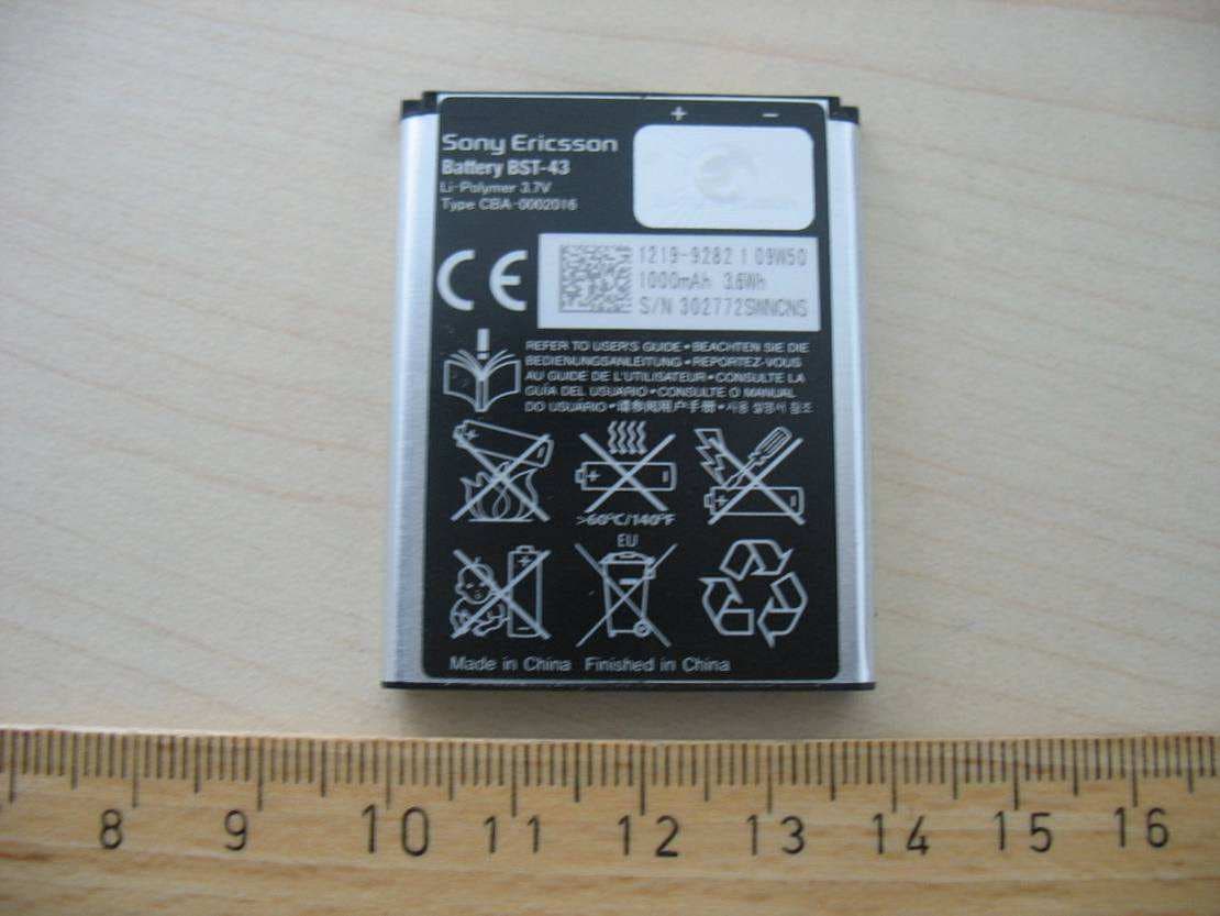 GSM 850/900/1800/1900 GPRS / EDGE / UMTS FDD1&8 / HSPA mobile phone with Bluetooth, GPS/A-GPS, FM receiver - FCC ID PY7A3880080 - Sony Corporation (2)