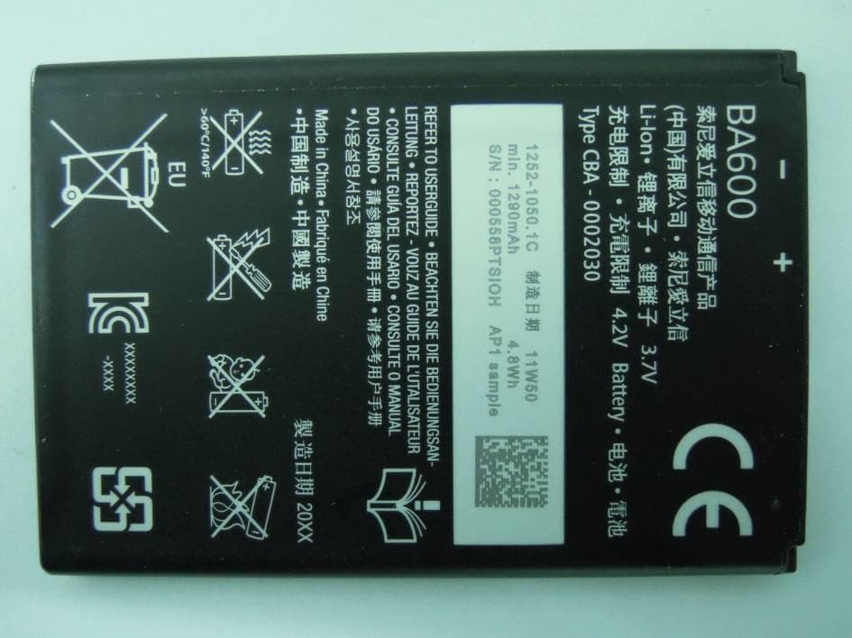 Mobile phone with Bluetooth, WLAN 802.11bgn, GPS/A-GPS and FM Rx - FCC ID PY7A3880130 - Sony Corporation
