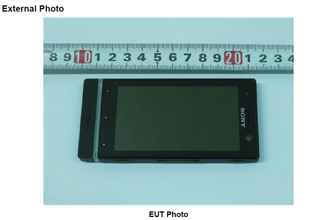 Mobile phone with Bluetooth, WLAN 802.11bgn, GPS/A-GPS and FM Rx - FCC ID PY7A3880131 - Sony Corporation