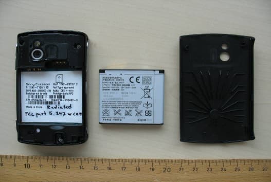 Mobile phone with Bluetooth, WLAN 802.11bgn, GPS/A-GPS, ANT+ and FM Rx - FCC ID PY7A3880133 - Sony Corporation (3)