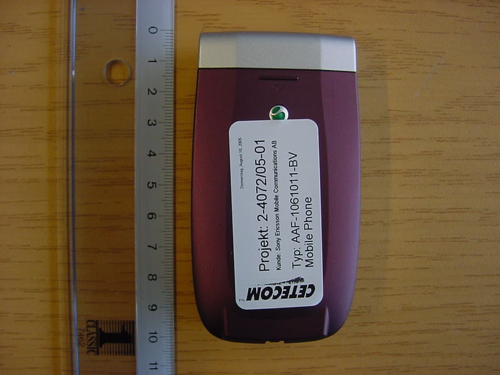 PCS HAC Mobile Phone - FCC ID PY7AF061011 - Sony Corporation (3)