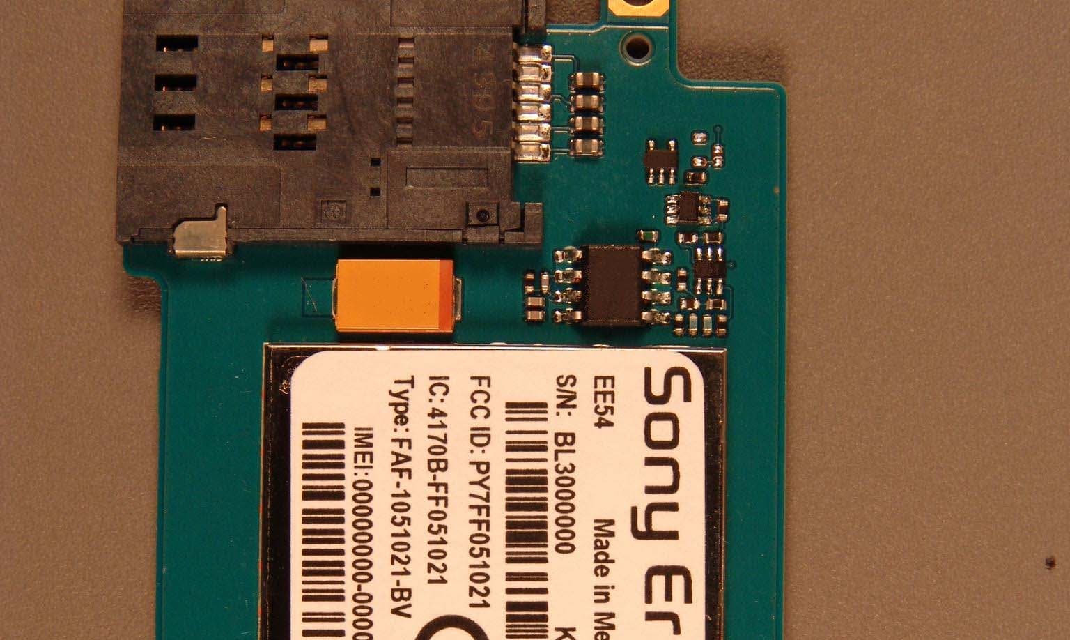 GSM/GPRS 850/900/1800/1900 Module - FCC ID PY7FF051021 - Sony Corporation